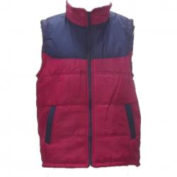 Bordo-Lacivert Yelek 