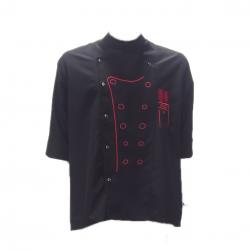 Siyah-Kırmızı Aşcı Ceketi